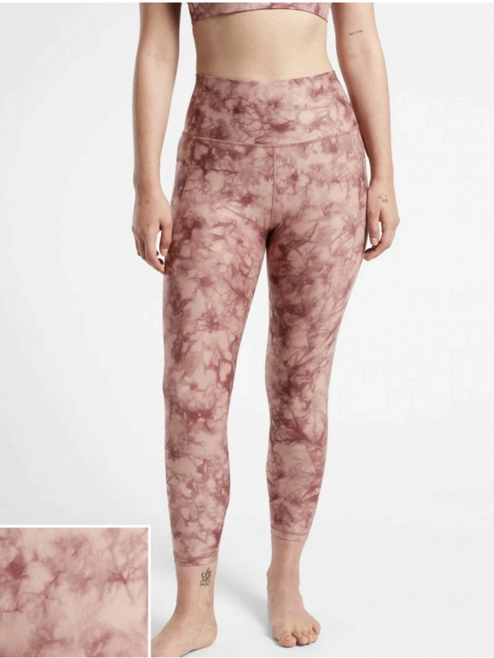 Athleta Salutation Stash Pocket 7/8 Tight Palermo Riptide - Size Medium